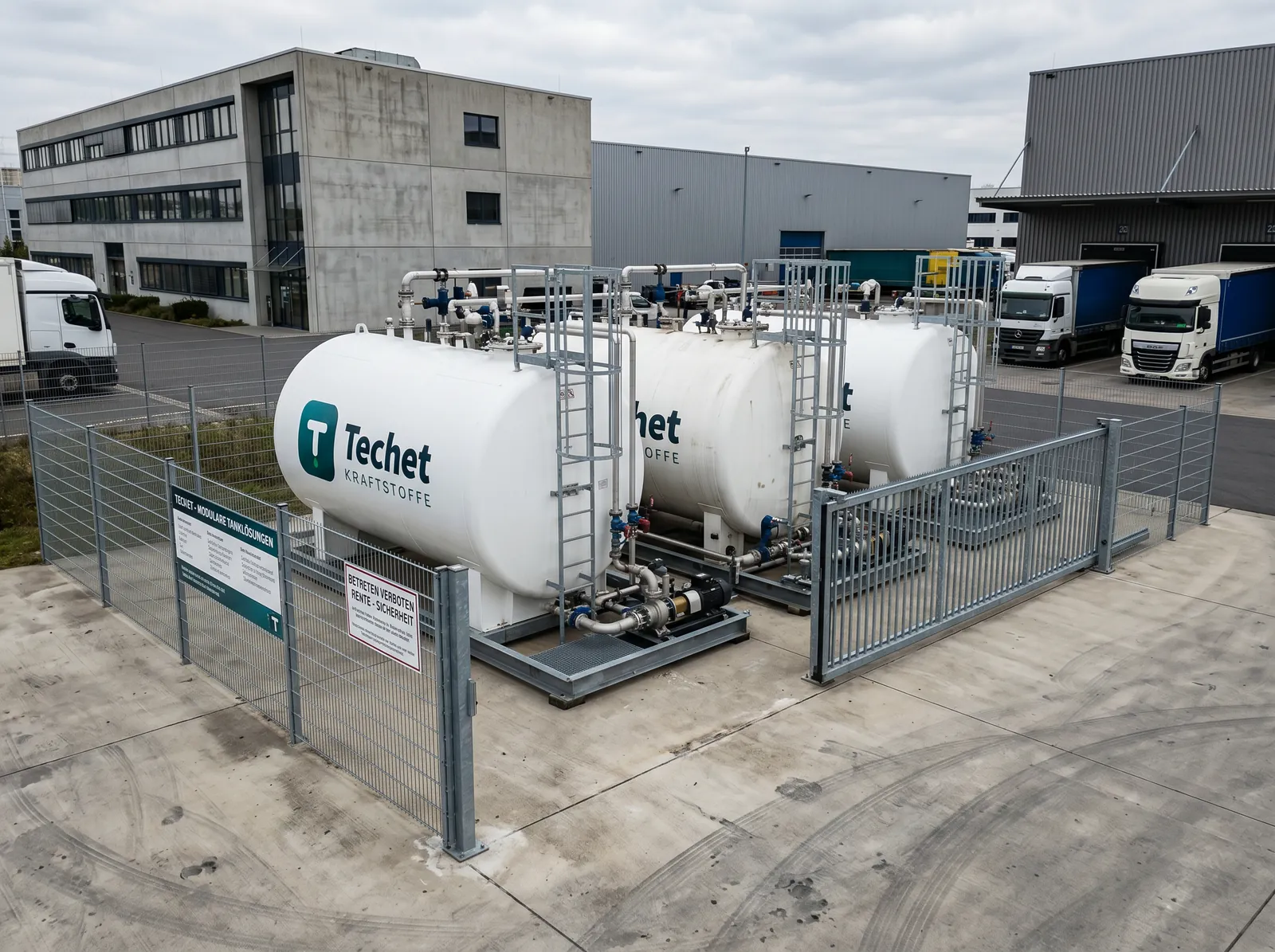 Tanklager von Techet Kraftstoffe am Standort Alsfeld